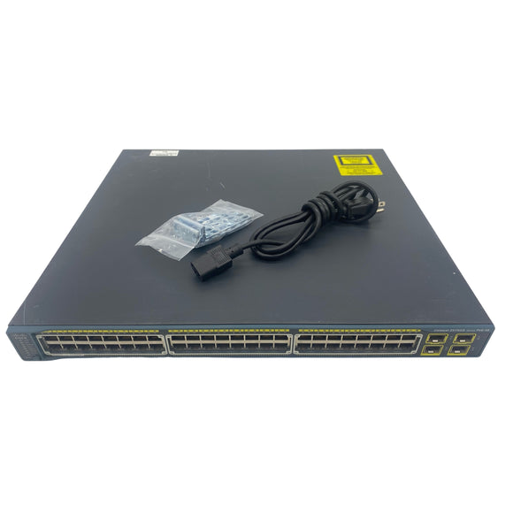 Cisco WS-C2975GS-48PS-L 48-Port Ethernet Gigabit PoE Network Switch (Used - Good)