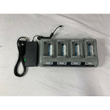 Zebra Quad Charger with AC adapter UCLI72-4 AT16305-8 (Refurbished)