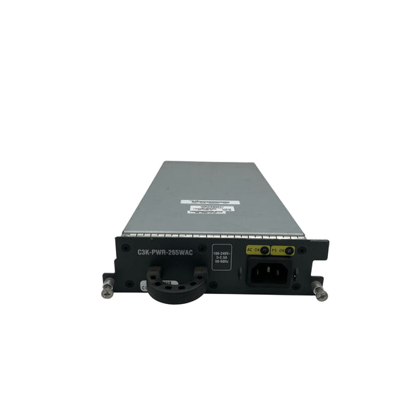 Cisco C3K-PWR-265WAC 265 Watt Power Supply for 3750-E/3650-E Switches (Used - Good)