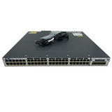 Cisco 3750X-48PF-S 48-Port 100Mbps RJ45 1U Switch, Black (Used - Good)
