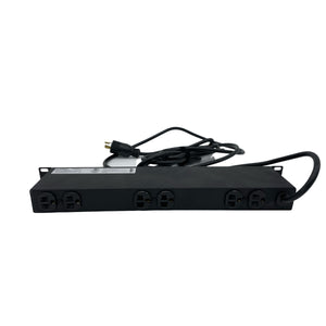 GEIST SPN064 6-Outlet 330W 10 ft. Cord Rackmountable Power Strip, Black (Refurbished)