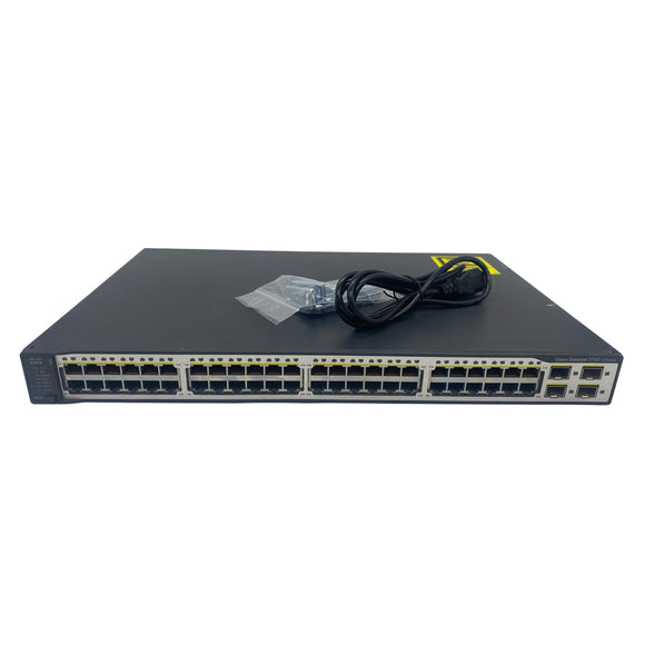 CISCO WS-C3750V2-48TS-S STACKABLE ETHERNET SWITCH (Refurbished)