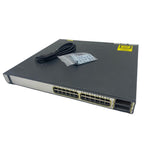 Cisco WS-C3750E-24PD-S 24-Port Gigabit Ethernet PoE Network Switch (Used - Good)
