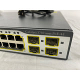 Cisco WS-C3750-48PS-S 48-Port WiFi 5 100Mbps RJ45 Desktop Specialty Switch, Blue (Refurbished)