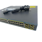 Cisco WS-C2975GS-48PS-L 48-Port Ethernet Gigabit PoE Network Switch (Used - Good)
