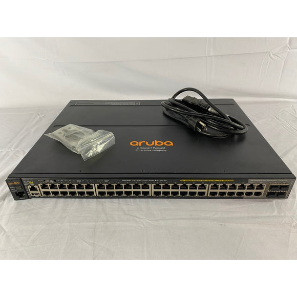 HP J9729A 48-Port 100Mbps RJ45 1U Switch, Black (Refurbished)