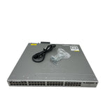 Cisco WS-C3850-48P-E 48-Port Gigabit Ethernet PoE+ Network Switch (Used - Good)