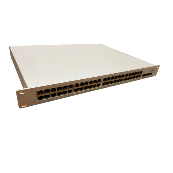 Cisco Meraki MS225-48FP-HW 48x Gigabit Ethernet PoE 4x 10G SFP+ UNCLAIMED Switch (Refurbished)