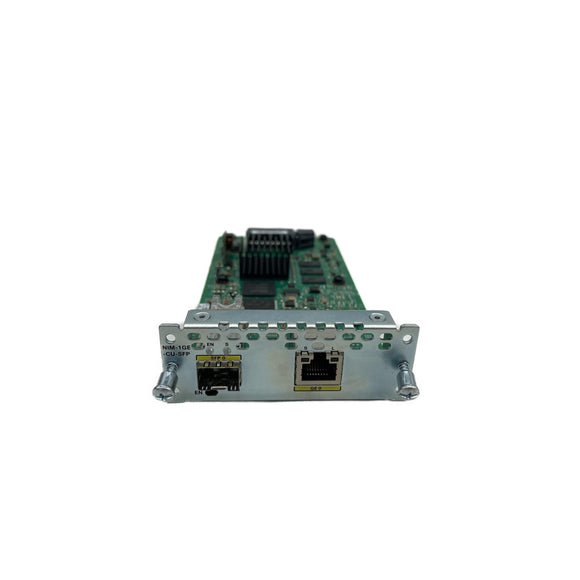 Cisco NIM-1GE-CU-SFP 1-Port Gigabit Ethernet SFP Network Interface Module (Used - Good)