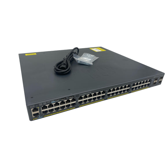 Cisco Catalyst WS-C2960XR-48TS-I 48-Port Gigabit Ethernet SFP Switch (Used - Good)