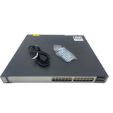 Cisco Catalyst WS-C3750E-24TD-S 24-Port Gigabit Ethernet Network Switch (Used - Good)