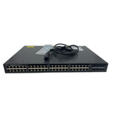Cisco WS-C3650-48FQM-L 48 10/100/1000 RJ45 PoE+ Port Managed Gigabit Switch (Refurbished)
