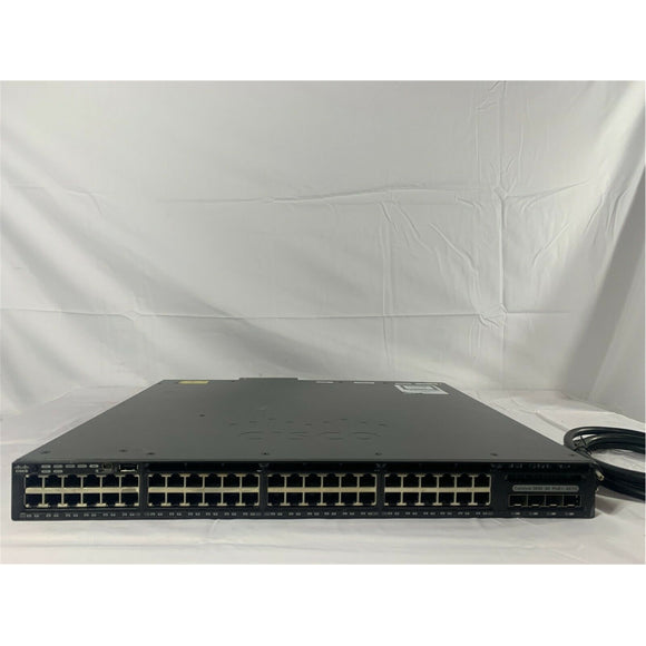 Cisco Catalyst WS-C3650-48FS-L 48 port PoE Switch (Used - Good)