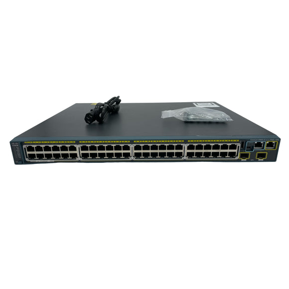 Cisco Catalyst WS-C2960S-48FPD-L 48-Port 10/100/1000 PoE+ Switch (Refurbished)