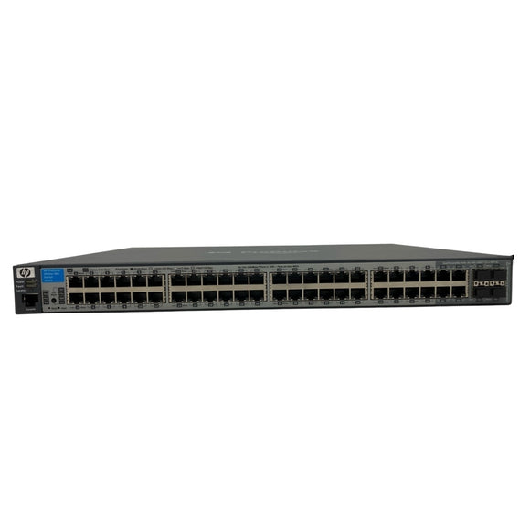 HP J9147A 52-Port 100Mbps RJ45 1U Switch, Grey (Refurbished)