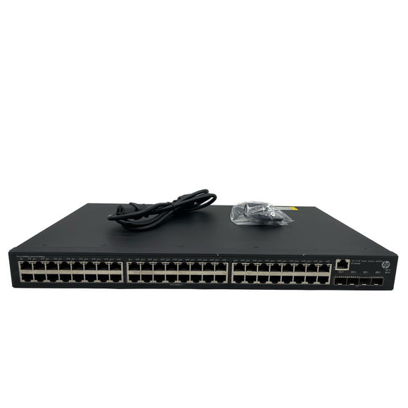 HP JG934A | 48x Gigabit Ethernet Ports | 4x 1G/10G SFP+ Ports | Network Switch (Used - Good)