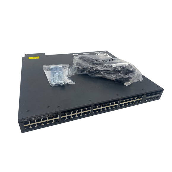 Cisco WS-C3650-48FD-L 48 Port Full PoE 2x10G Switch (Used - Good)