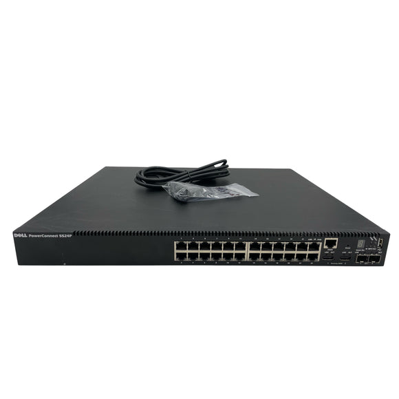 DELL PowerConnect-5524P 24-Port Gigabit Ethernet PoE Network Switch (Used - Good)