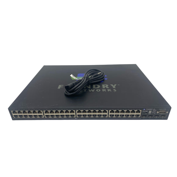 Foundry FLS 648 48-Port Gigabit Ethernet SFP Network Switch (Used - Good)