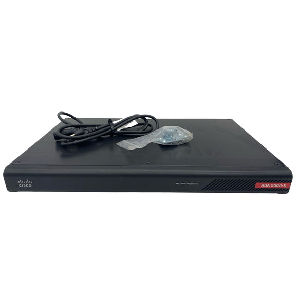 Cisco ASA5508-K9 Wired WAN 8-Port 10/100/1000Mbps Gigabit,Grey(Refurbished)