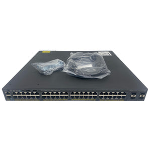 Cisco WS-C2960XR-48LPS-I 48-Port 100Mbps RJ45 1U Specialty Switch, Grey (Refurbished)