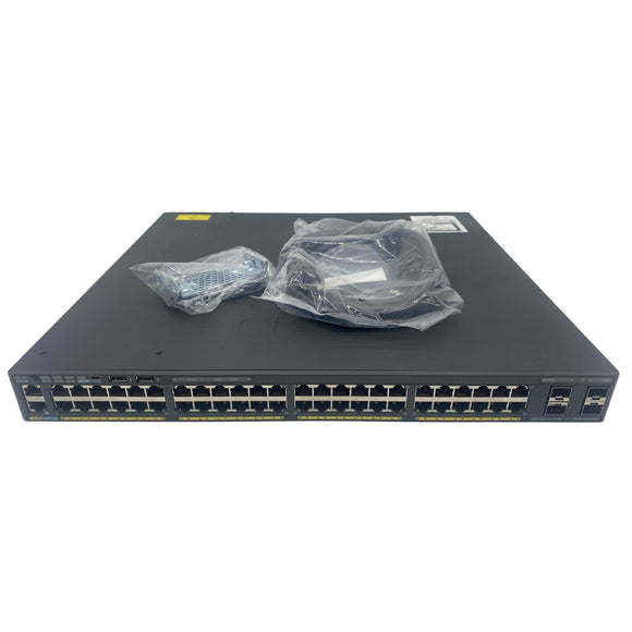 Cisco WS-C2960XR-48LPS-I 48-Port 100Mbps RJ45 1U Specialty Switch, Grey (Refurbished)