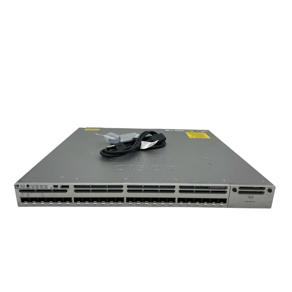 Cisco Catalyst WS-C3850-24XS-S 24-Port SFP+ 10-Gigabit Network Switch (Used - Good)