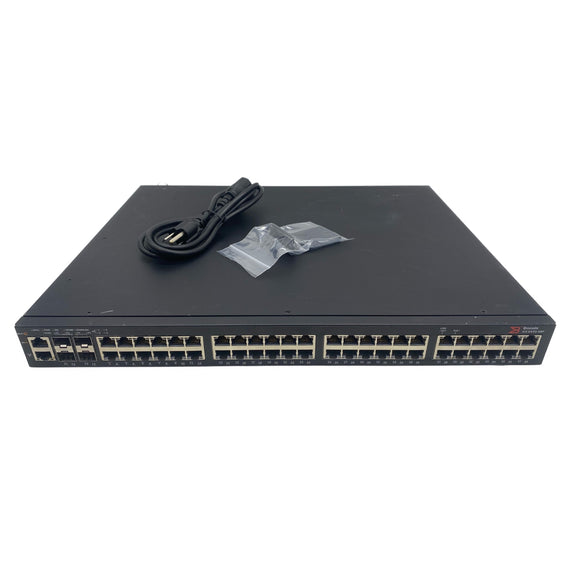 Brocade ICX 6430-48P | 48x Gigabit Ethernet PoE+ Ports | 4x SFP Ports | Switch (Used - Good)