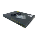 Cisco WS-C2960+24PC-L 24-Port WiFi 5 100Mbps RJ45 1U Specialty Switch, Grey (Refurbished)