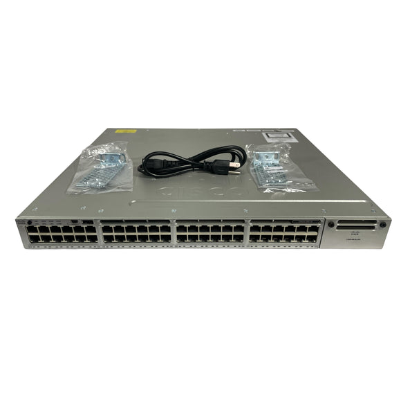 Cisco Catalyst WS-C3850-48T-S 48 10/100/1000 RJ45 Port Gigabit Ethernet Switch (Refurbished)