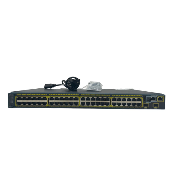 Cisco WS-C2960S-48TD-L Gigabit Ethernet PoE+ Network Switch (Used - Good)