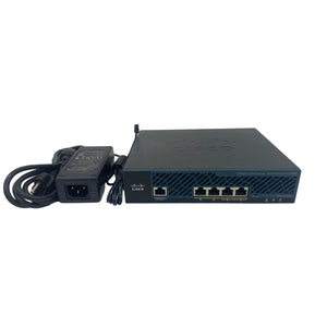 Cisco AIR-CT2504-5-K9 4-Port Gigabit 802.11AC Wireless Controller w/ Adaptor (Used - Good)