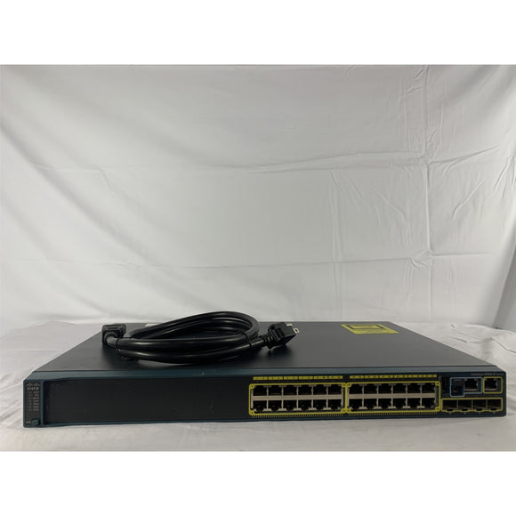 Cisco 2960S-24TS-L 24-Port 100Mbps RJ45 1U Switch, Black (Certified Refurbished)