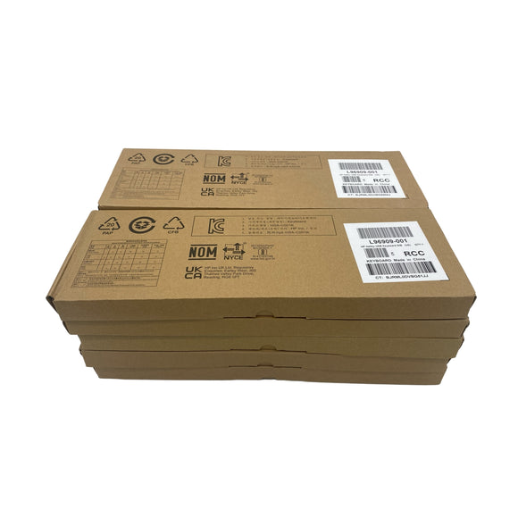 Lot of 10 HP L96909-001 320K Black Slim Wired USB Full Size Keyboard