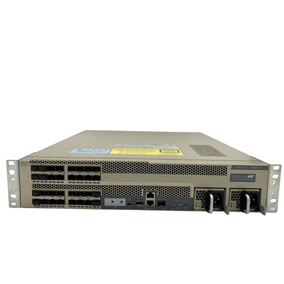 Cisco C6832-X-LE Catalyst 6832-X-Chassis 2x C6840-X-750W-AC SFP+ (Used - Good)