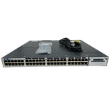 Cisco WS-C3750X-48PF-L 48-Port 100Mbps RJ45 1U Switch, Black (Refurbished)