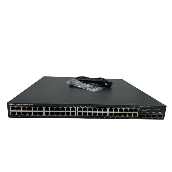 DELL PowerConnect 6248 48-Port 10-Gigabit Ethernet PoE Network Switch (Used - Good)