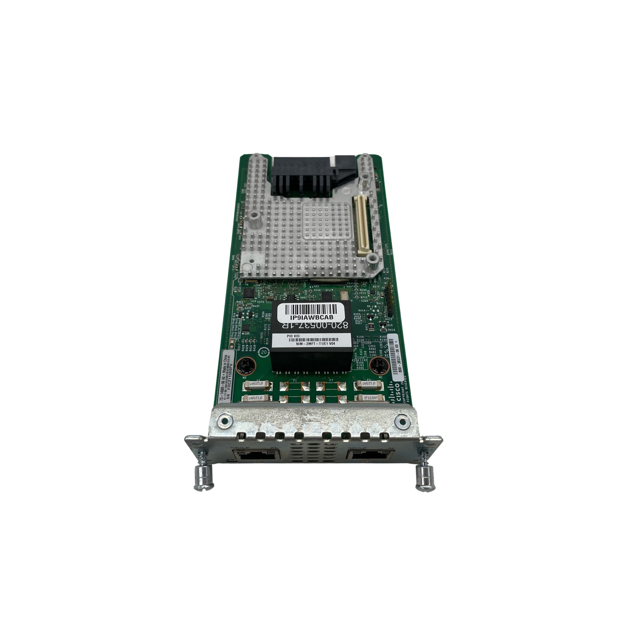 Cisco NIM-2MFT-T1/E1 2-Port Voice and WAN Network Interface Module (Us ...