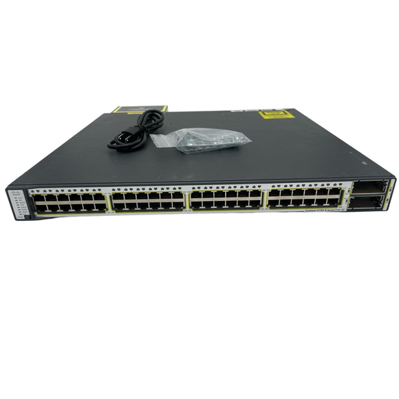 Cisco Catalyst WS-C3750E-48PD-SF 48-port 10/100/1000 PoE Switch (Refurbished)