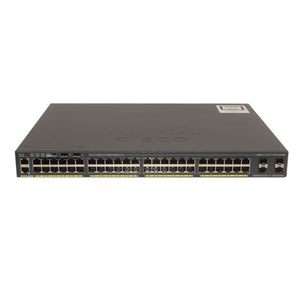 Cisco Catalyst 2960X-48PS-L 48-Port Gigabit Ethernet Switch, Black (Certified Refurbished)