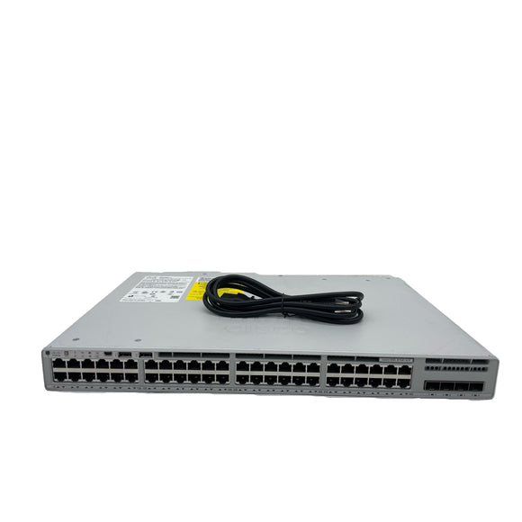 Cisco C9200L-48P-4G-E | 48 Gigabit Ethernet PoE+ Ports | 4x 1G Uplink Ports | (Used - Good)