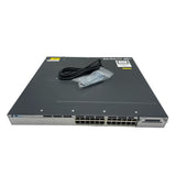 Cisco Catalyst WS-C3750X-24T-L 24-Port Gigabit Ethernet PoE+ Network Switch (Used - Good)