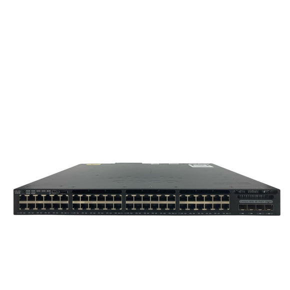 Cisco Catalyst WS-C3650-48FD-S 48-Port PoE+ 2X10G Switch (Refurbished)