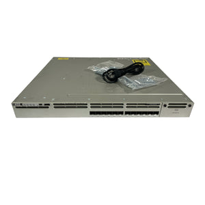 Cisco WS-C3850-12S-E 12-Port 100Mbps RJ45 1U Specialty Switch, Grey (Refurbished)