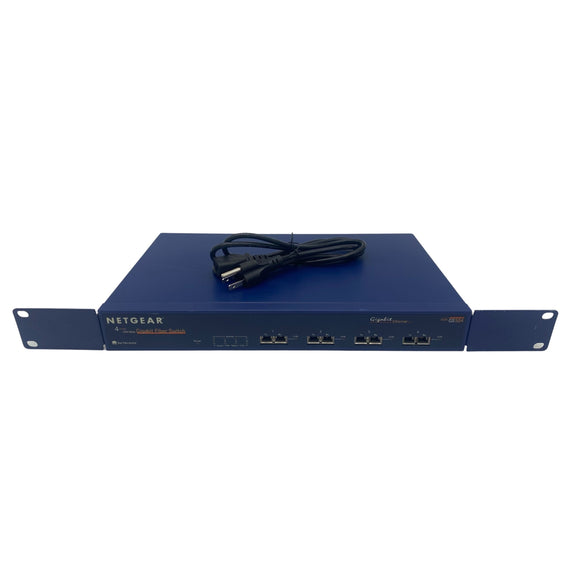 NETGEAR GS 504 4 Port Fiber Optic Switch FC (Certified Refurbished)