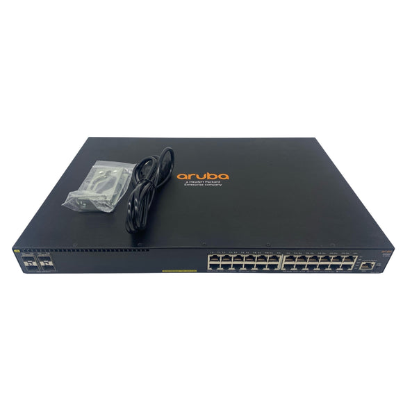 Aruba HPE 2930F 24G PoE+ 4SFP Switch JL261A (Refurbished)