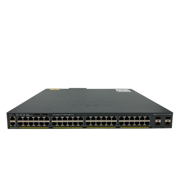 Cisco WS-C2960XR-48FPS-I 48x GigabitEthernet PoE+ 4x Gigabit SFP Switch (Used - Good)