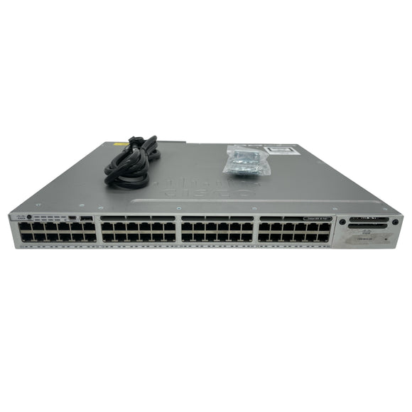 Cisco WS-C3850-48F-S 48 10/100/1000 Port PoE Gigabit Switch (Refurbished)