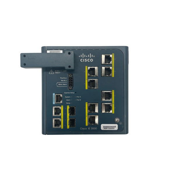 Cisco IE-3000-8TC 8-Port Ethernet 10/100 Network Switch (Used - Good)