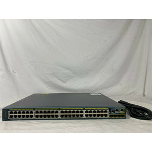 Cisco Catalyst 2960 WS-C2960S-48FPS-L 48-Ports Rack-Mountable Switch Managed (Used - Good)